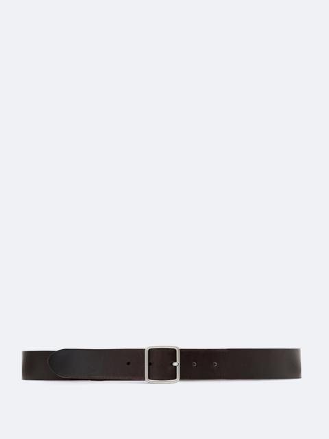 ALLSAINTS MILLER BAR-BUCKLE LEATHER BELT