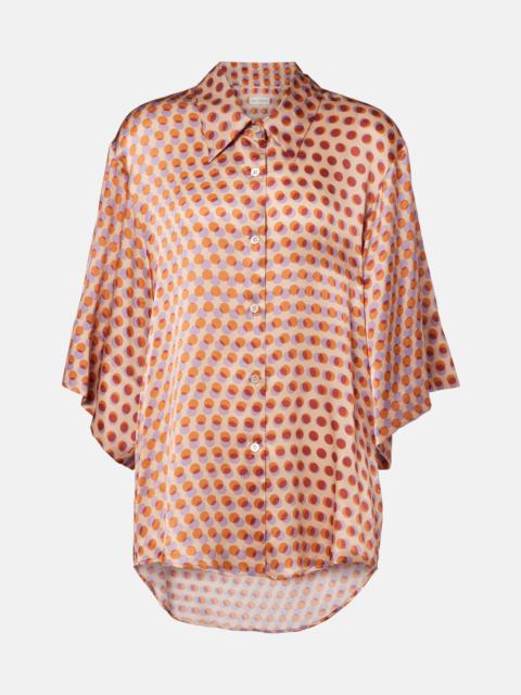 Dries Van Noten Polka-dot silk shirt