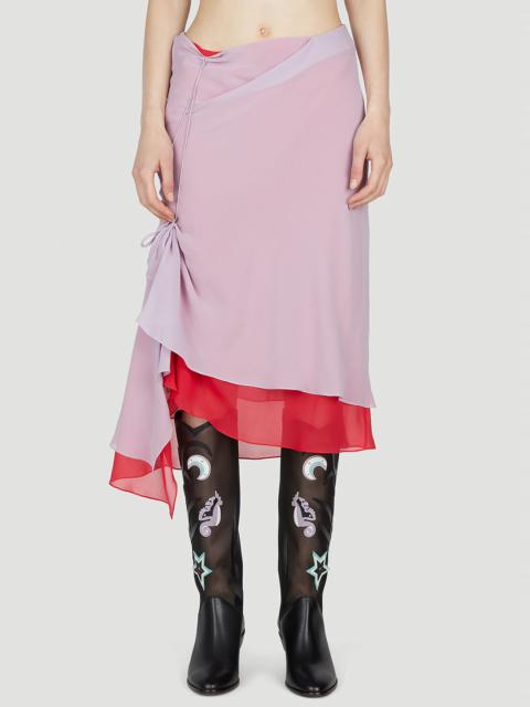 パンツ kiko kostadinov 21aw moylita wrap skirt KIKO KOSTADINOV（キコ コスタディノフ）の「KIKO KOSTADINOV