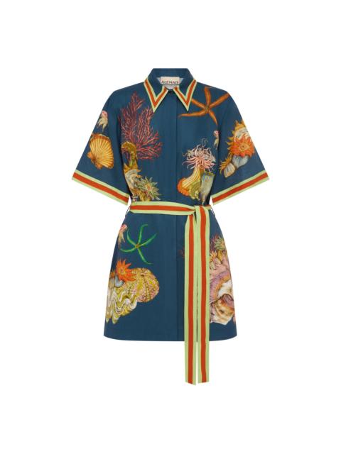 ALÉMAIS Dorian Linen Mini Dress
