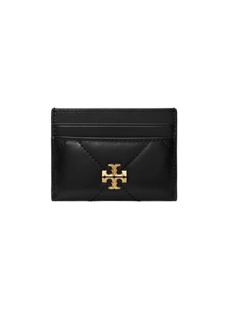 TORY BURCH Women's Kira Chevron Quilted Leather Card Case - Black
