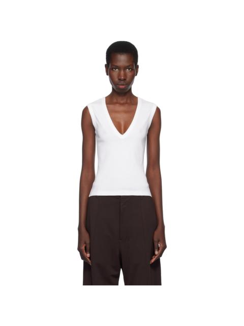 FLORE FLORE White Dewi Tank Top