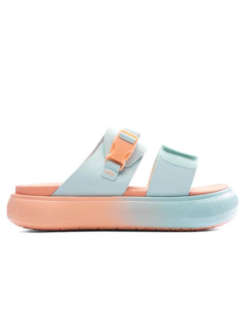 SUEDE MAYU SANDAL SUMMER CAMP - NITRO BLUE/PEACH PINK