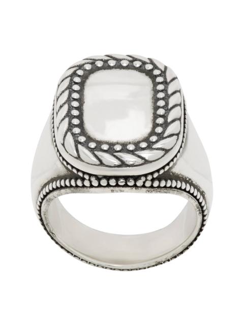 MM6 Maison Margiela Buckle Motif Ring