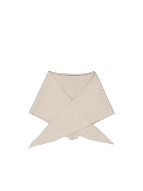 LISA YANG Florianne triangle knitted scarf