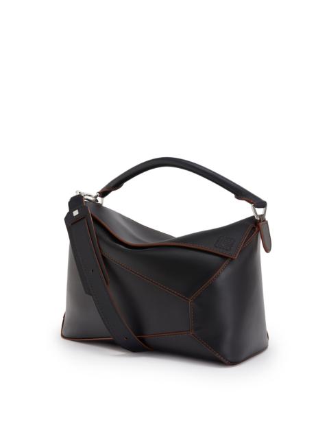 Loewe Large Puzzle Edge bag in natural calfskin