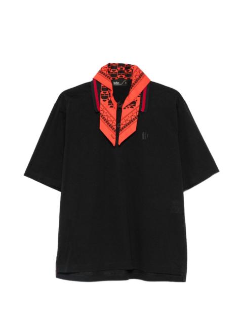 Kolor bandana-embellishment polo shirt