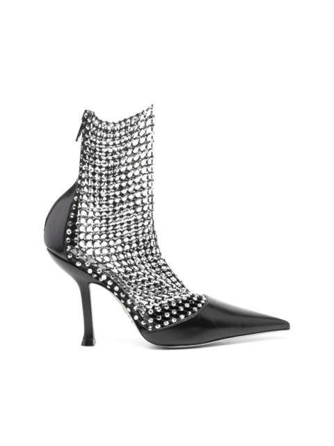 RENE CAOVILLA 105mm crystal-embellished pumps