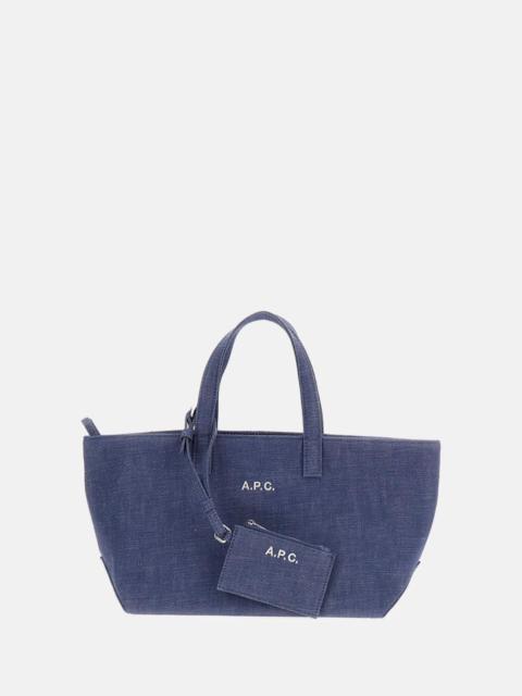 A.P.C. Le Drummer Tote Bag in Small Toile
