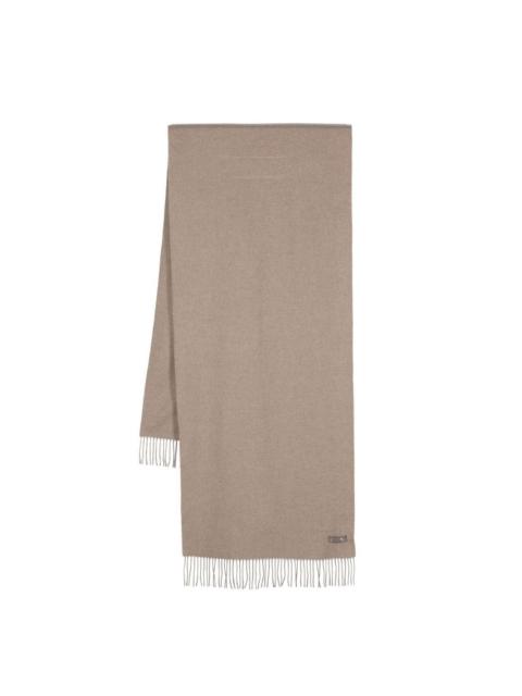 Brunello Cucinelli fringed silk scarf