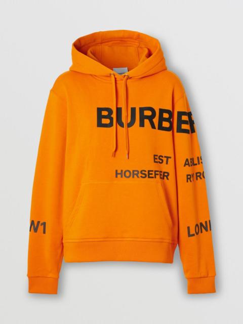 Burberry Horseferry Print Cotton Oversized Hoodie