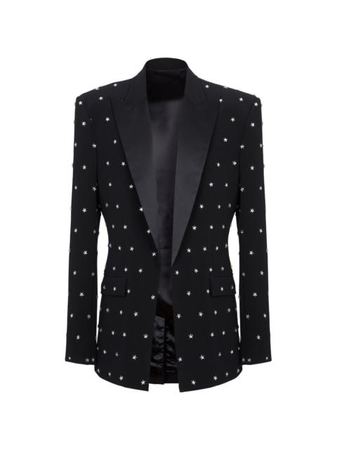 star-embroidered blazer