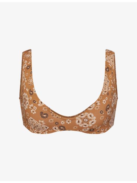 SKIMS Signature Swim Plunge Bikini Top