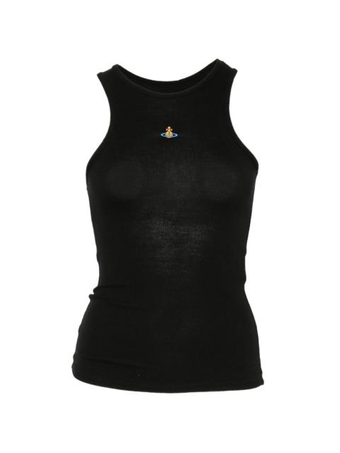 Vivienne Westwood 90s Orb-embroidered tank top