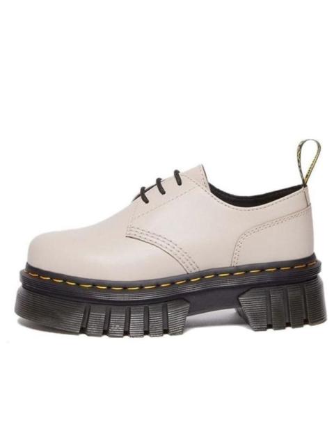 Dr. Martens (WMNS) Dr. Martens Audrick Nappa Lux Leather Platform 'Vintage Taupe' 27147348