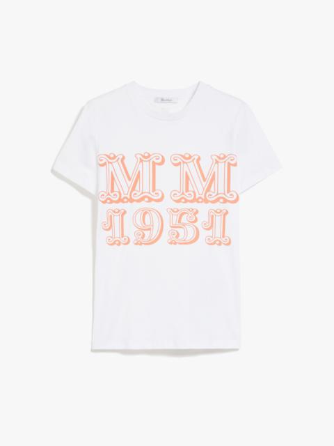 Max Mara MINCIO Printed cotton T-shirt | REVERSIBLE
