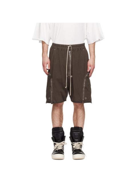 Rick Owens DRKSHDW Gray Temple Heavy Jersey Bauhaus Pods Shorts