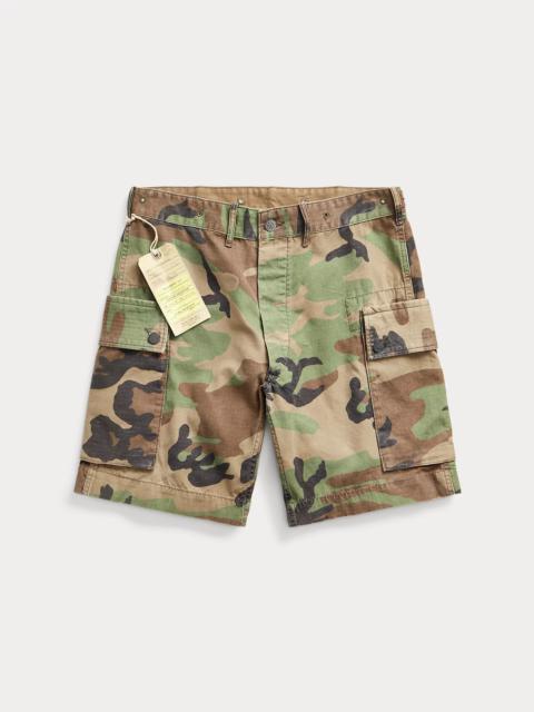 RRL by Ralph Lauren Camo Ripstop Cargo Short | REVERSIBLE