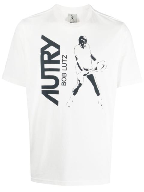 AUTRY logo-print cotton T-shirt
