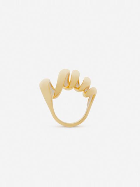 Lanvin MELODIE RIBBON RING
