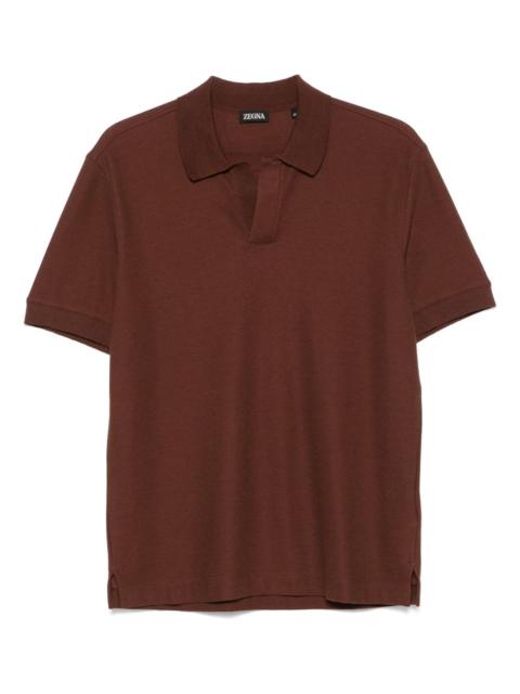 ZEGNA polo-collar T-shirt