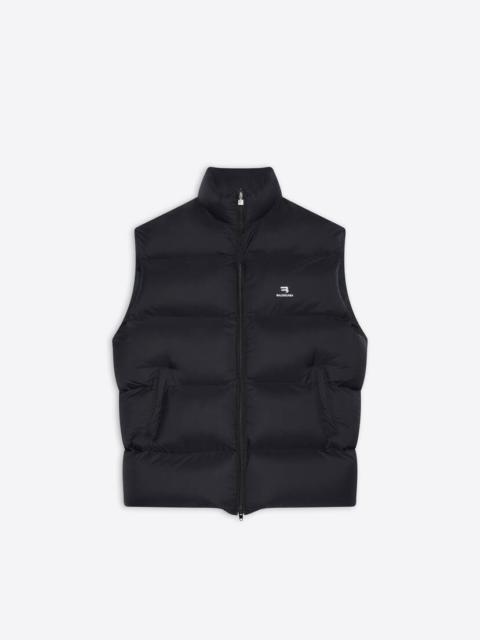 BALENCIAGA Men's Sporty B Cosy Gilet  in Black