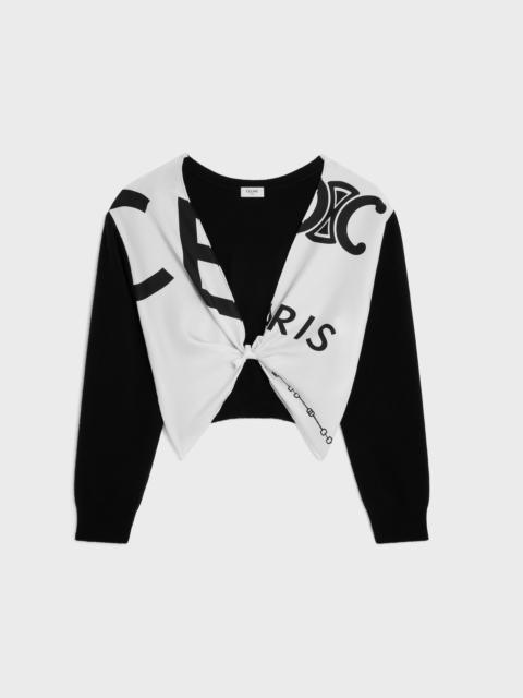 CELINE cardigan IN fine wool