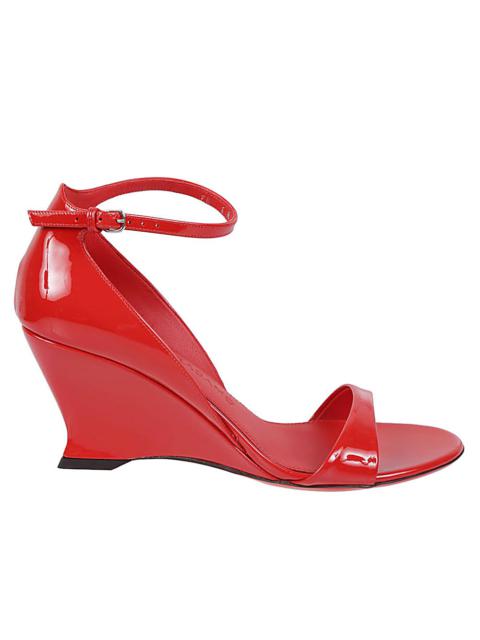 Patent leather open-toe sandals