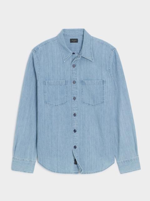 TODD SNYDER Italian Denim Engineer Shirt