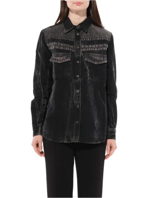 Givenchy Long Sleeve Shirts in Black