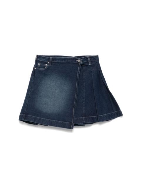 House of Sunny pleated mini skirt