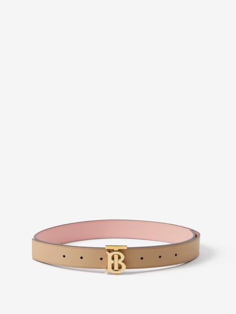 Burberry Leather Reversible TB Belt