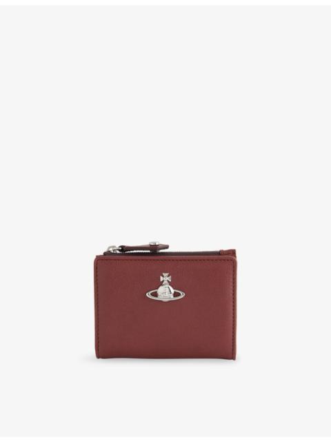 Vivienne Westwood Slim Flap Leather Card Holder
