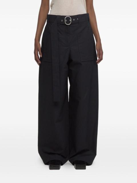 Jil Sander belted pocket trousers