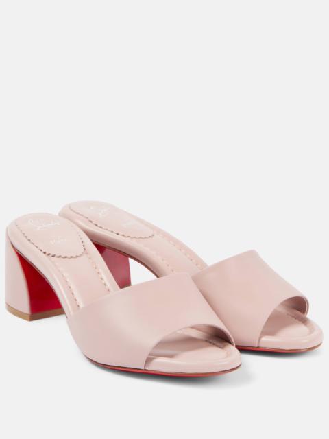 Christian Louboutin 55mm Jane 블록 힐 뮬