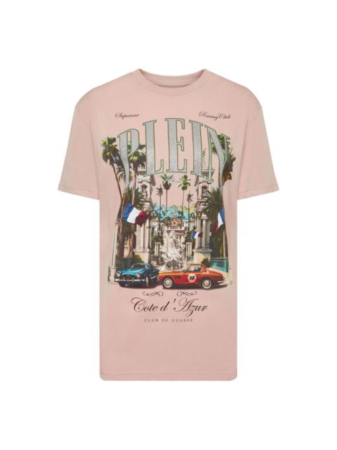 PHILIPP PLEIN Sexy Pure Vintage Racing T-Shirt