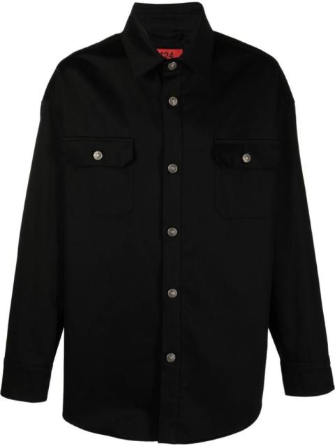 424 button-down fitted shirt