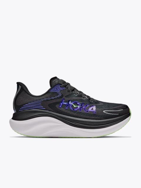 HOKA Men's Skyward X 2 Shoes in Carbon Black/Neon Nebula