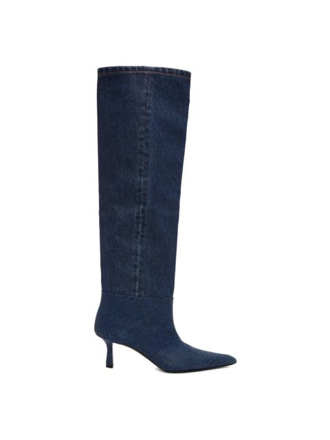 Blue Slouch Boots