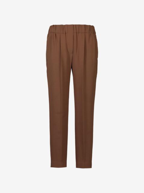 Brunello Cucinelli pull-on tailored trousers