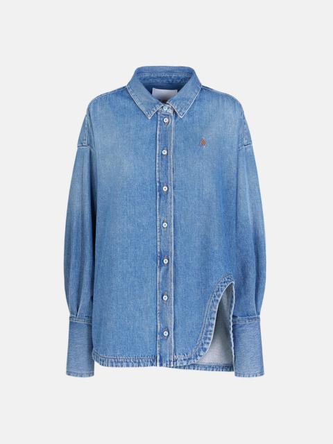 ''DIANA'' WASHED BLUE SHIRT