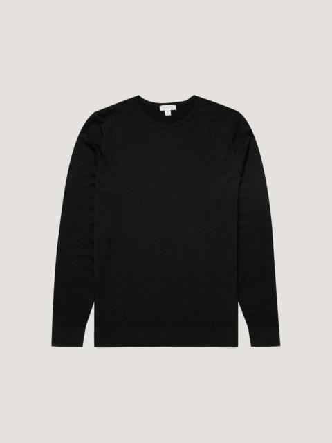 Sunspel Fine Merino Wool Crew Neck