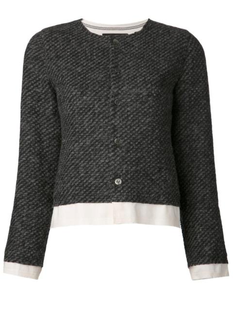 Comme Des Garçons tweed cardigan jacket