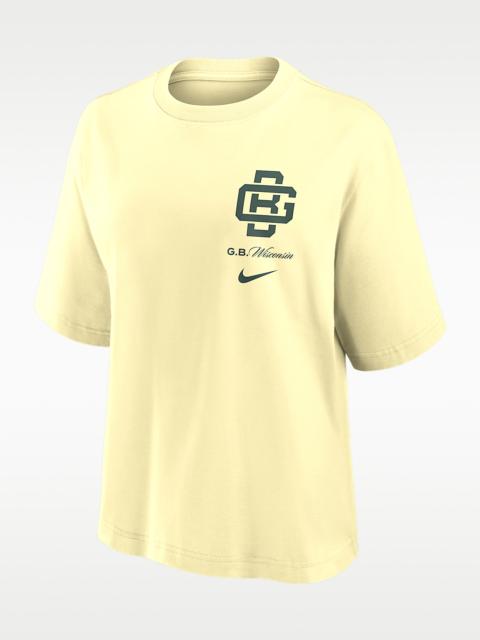 Nike Green Bay Packers Rivalries Collection Boxy Women's Nike NFL T-Shirt