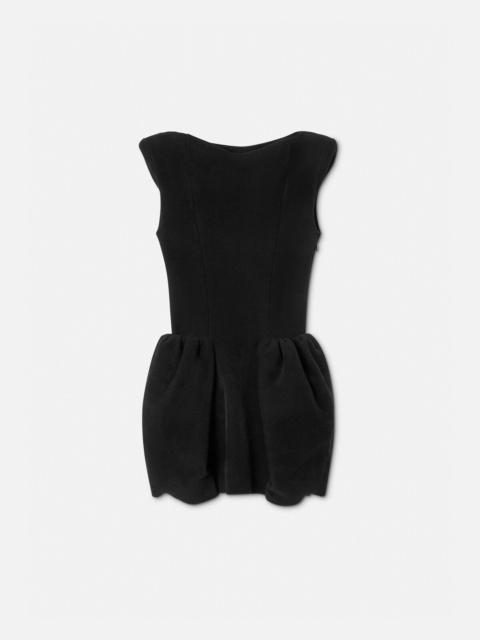 VERSACE Chenille Knit Mini Dress