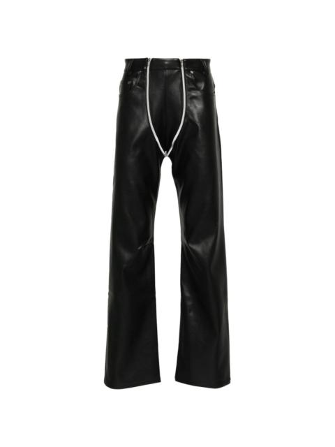 GmbH Lata zip-detail trousers