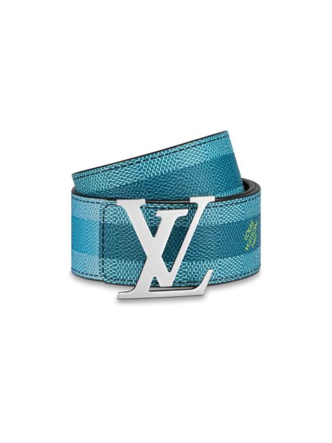 Louis Vuitton LV Initiales Damier Stripes 40MM Reversible Belt