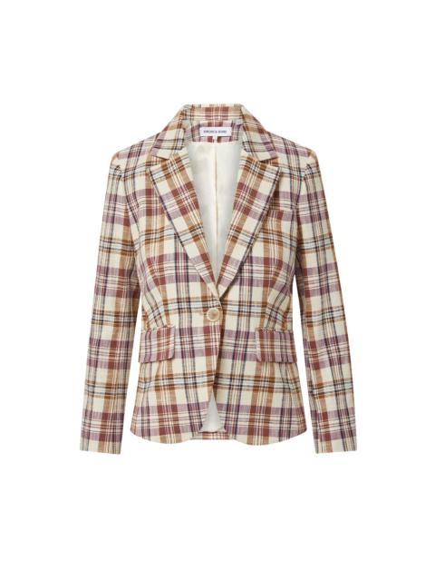VERONICA BEARD TYRA PLAID DICKEY JACKET