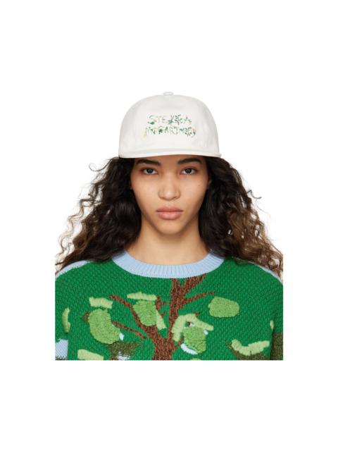 Stella McCartney White Embroidered Cap