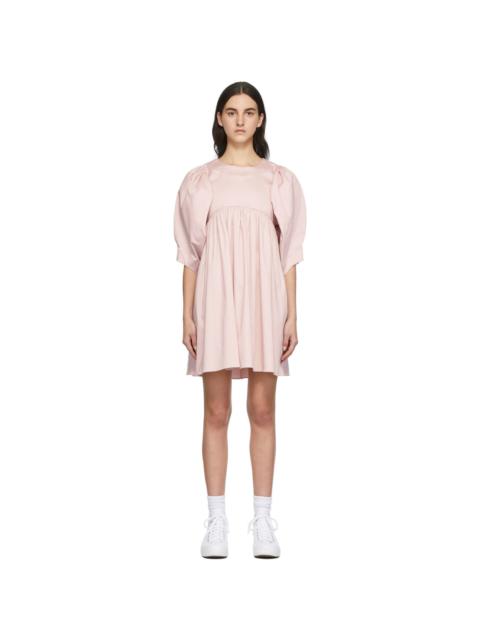 【関税込み】Kika Vargas ホワイト Malala ミニワンピース KIKA VARGAS Malala tie-detailed faux pearl-embellished crepe